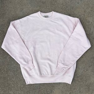 Women’s light pink vintage Lee crewneck